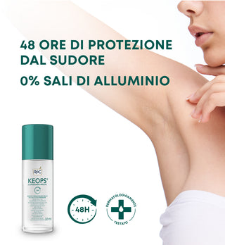 KEOPS® DEODORANTE ROLL-ON 0% SALI DI ALLUMINIO