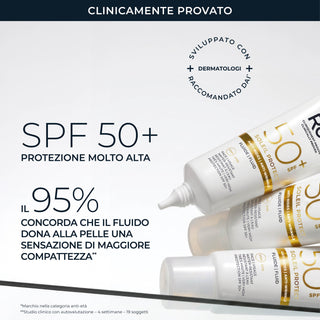 SOLEIL PROTECT Fluido Solare Viso SPF 50 Anti-rughe Levigante