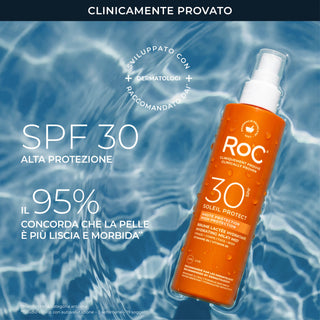 SOLEIL PROTECT Lozione Spray Solare Corpo SPF 30 Idratante